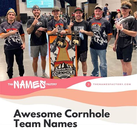 awesome cornhole team names